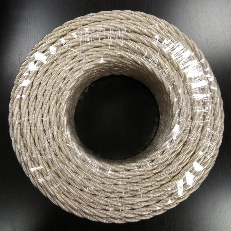 Ретро кабель термостойкий электрический, шампань, SAN/L 3*2.5 Salvador Ретро кабель термостойкий электрический, шампань, SAN/L 3*2.5 Salvador