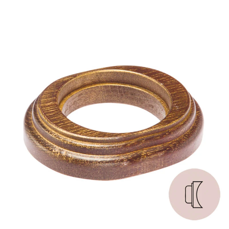 Рамка на бревно D300 мм. 1 местная, овал, венге с золотой патиной НО11ВГЗ300 Salvador Рамка на бревно D300 мм. 1 местная, овал, венге с золотой патиной НО11ВГЗ300 Salvador