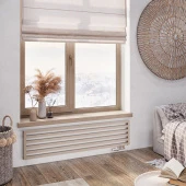 Дизайнерский радиатор Piazza 30 - 1400 Mandarino, алюминий