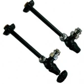 Ретро клапаны угловые с трубками для радиаторов Old Style 1/2" черный матовый A339-1500VS15 S.R.Rubinetterie