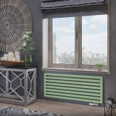 Дизайнерский радиатор Piazza 40 - 1200 Mandarino, алюминий