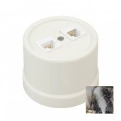 Розетка RJ11+ RJ45 телефон + компьютер, королевская кобра, B1-303-12 BIRONI