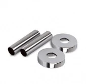 Декоративные трубки и крышки для ретро радиатора 1/2" хром 0491-1500C070 S.R.Rubinetterie