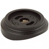 Рамка на бревно D240 мм. 1 местная, овал, черный 080-125-CH (KM) Sun-Lumen