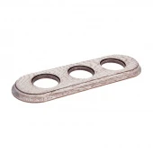 Рамка 3 местная овал дуб выбеленный с коричневой патиной С23ВДК Salvador