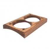 Накладка на бревно 240 мм. 2 местная, ясень в масле, СММ2-240 DecoWood