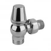 Ретро вентиль запорный угловой для радиатора 3/4" хром V33420B Сarlo Poletti