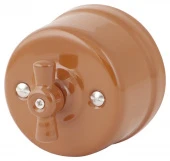 Ретро выключатель проходной, Дорато, 080-309 (KM) Sun Lumen одноклавишный