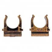 Крепеж-клипса для труб D16 бронзовый, BTK1-16-25-10 BIRONI, 10 шт./ упак.