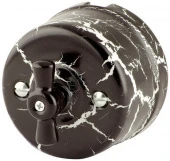 Ретро выключатель проходной, Аструс, 080-545 (KM) Sun Lumen одноклавишный