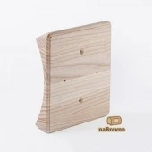 Накладка на бревно D260 мм. под распределительную коробку или светильник D145, ясень, KV4-260 naBrevno