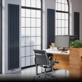 Дизайнерский радиатор Piazza 40 - 2000 Mandarino, алюминий