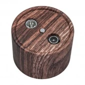 Розетка R/TV-SAT оконечная, канадский клен, B1-305-14 BIRONI