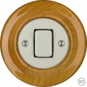 Ретро выключатель бук глянцевый LIFAGWdm Katy Paty диммер