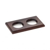 Рамка 2 местная, прямоугольник, венге, 1М-В2 Vintage