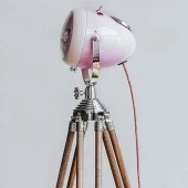 Мото-торшер, регулируемая высота 85-160 см., RoadMaster Pink Vstileretro