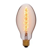 Ретро лампа накаливания E75 F5, E27, золотая, 052-054 Sun Lumen