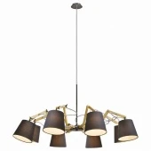 Люстра подвесная Pinocchio в стиле лофт, коричневый, A5700LM-8BK Arte Lamp