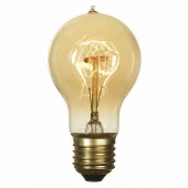 Ретро лампа накаливания Edisson E27, янтарная, GF-E-719 Lussole