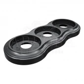 Рамка 3 местная, венге, GE70833-36 МезонинЪ, серия Аврора