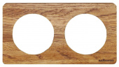 Рамка OneClick, 2 местная, ясень в масле, ROC2-DO Ruwel