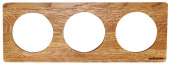 Рамка OneClick, 3 местная, ясень в масле, ROC3-DO Ruwel
