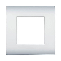 Дизайнерская рамка 1 местная, серебристый металлик, 854103-1 LK Studio, серия LK45