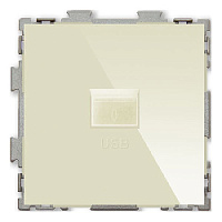 Дизайнерская розетка USB 2.1А, бежевый, PL-W201U-BGG CGSS, серия Практика
