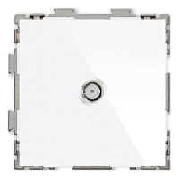 Дизайнерская розетка спутниковая SAT, белый, PL-W201S-WCG CGSS, серия Практика