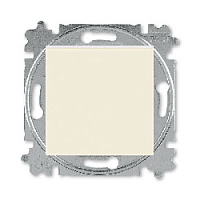 Дизайнерский выключатель, слоновая кость / белый, 2CHH590745A6017, ABB, одноклавишный перекрестный, серия Levit