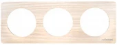 Рамка OneClick, 3 местная, выбеленный ясень, ROC3-AW Ruwel