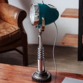 Мото-лампа MotoSpring Gear RoverBlue Vstileretro